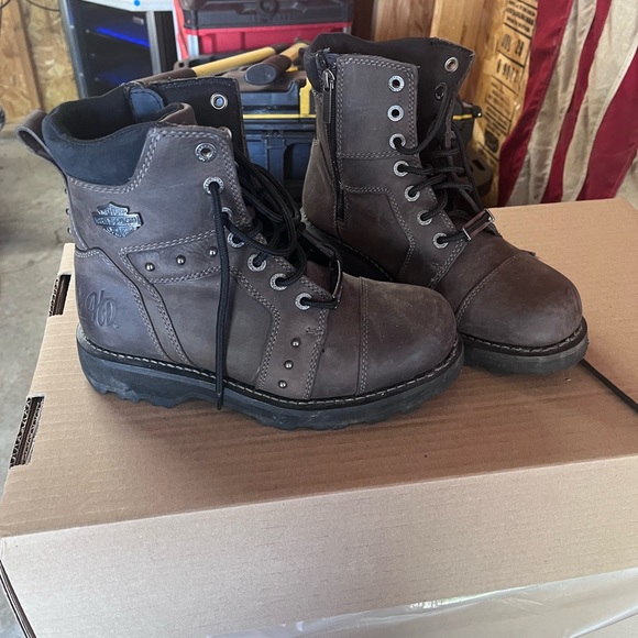 Women’s Harley Davidson Oakleigh boots - Picture 1 of 4